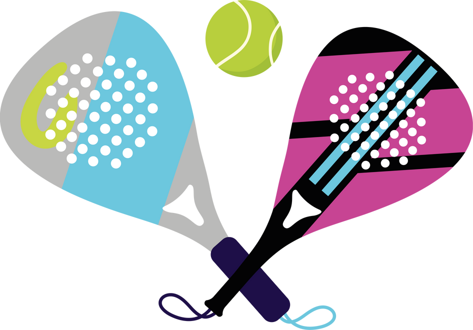 padel tennis sport illustration